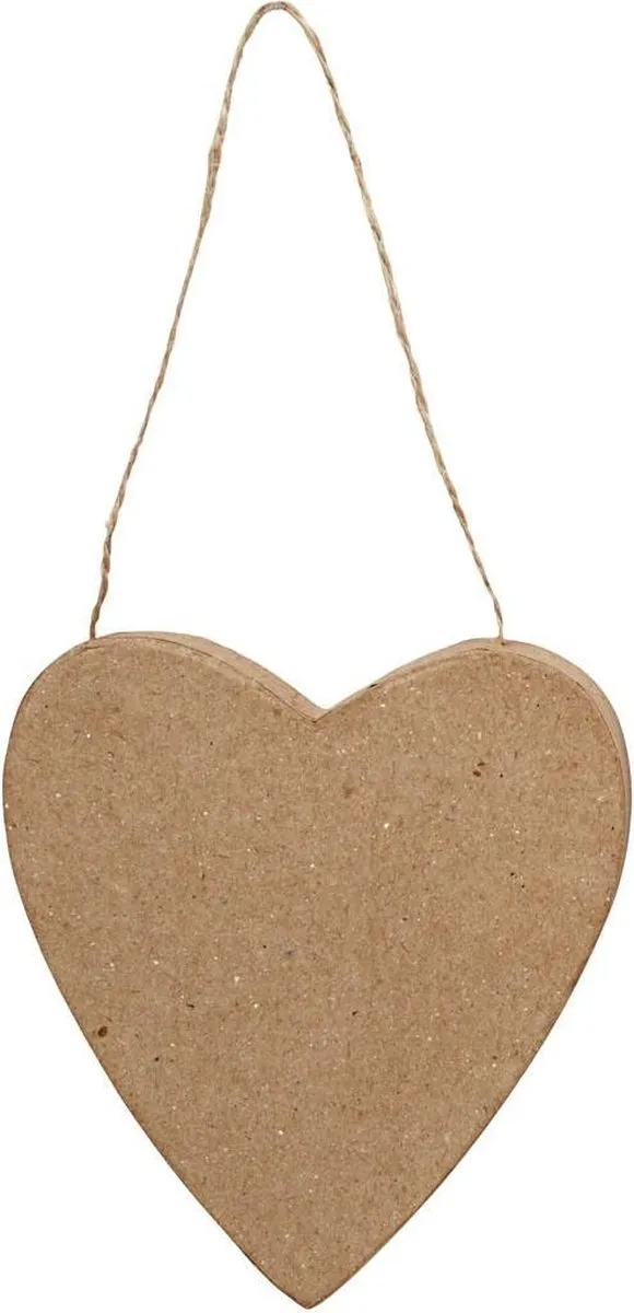 Creativ Company Creotime Hart Papier-maché 12,5cm