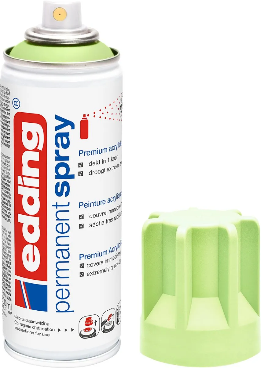 edding 5200 Spuitverf Pastelgroen Mat 200ml
