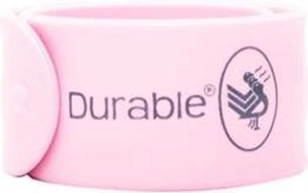 Durable Klaparmband 21cm - 2 Stuks Grijs