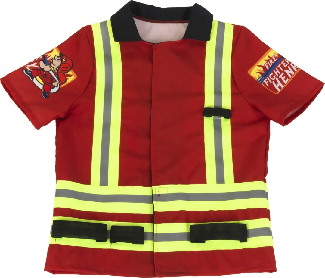 Klein Toys Brandweerkostuum 53cm - Rood/Geel