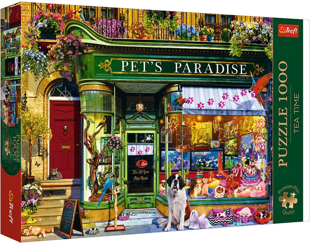 Trefl Tea Time Pet's Paradise Legpuzzel 1000 Stuks