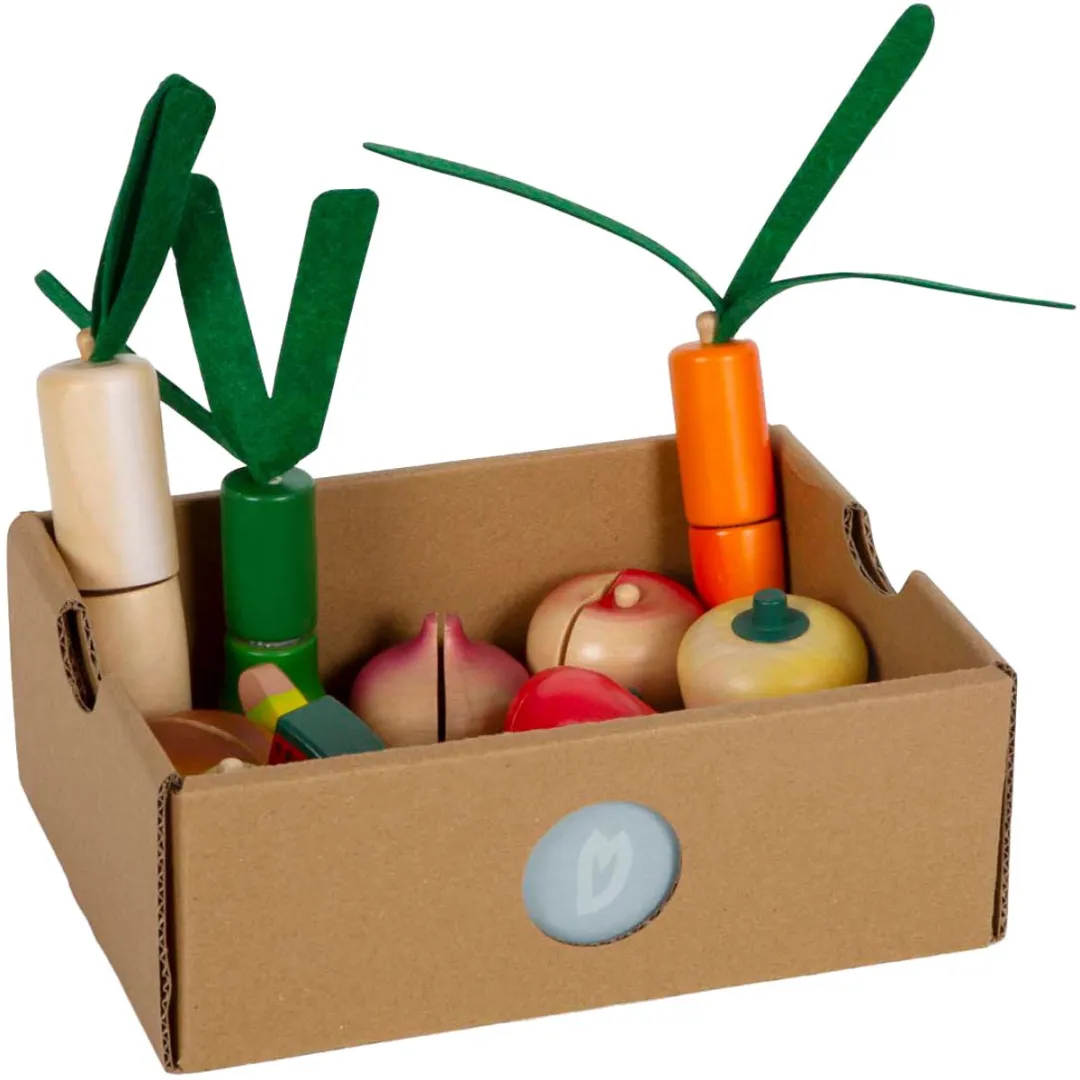 Small Foot Houten Snij- en Groenten Speelset Fresh - 14-delig