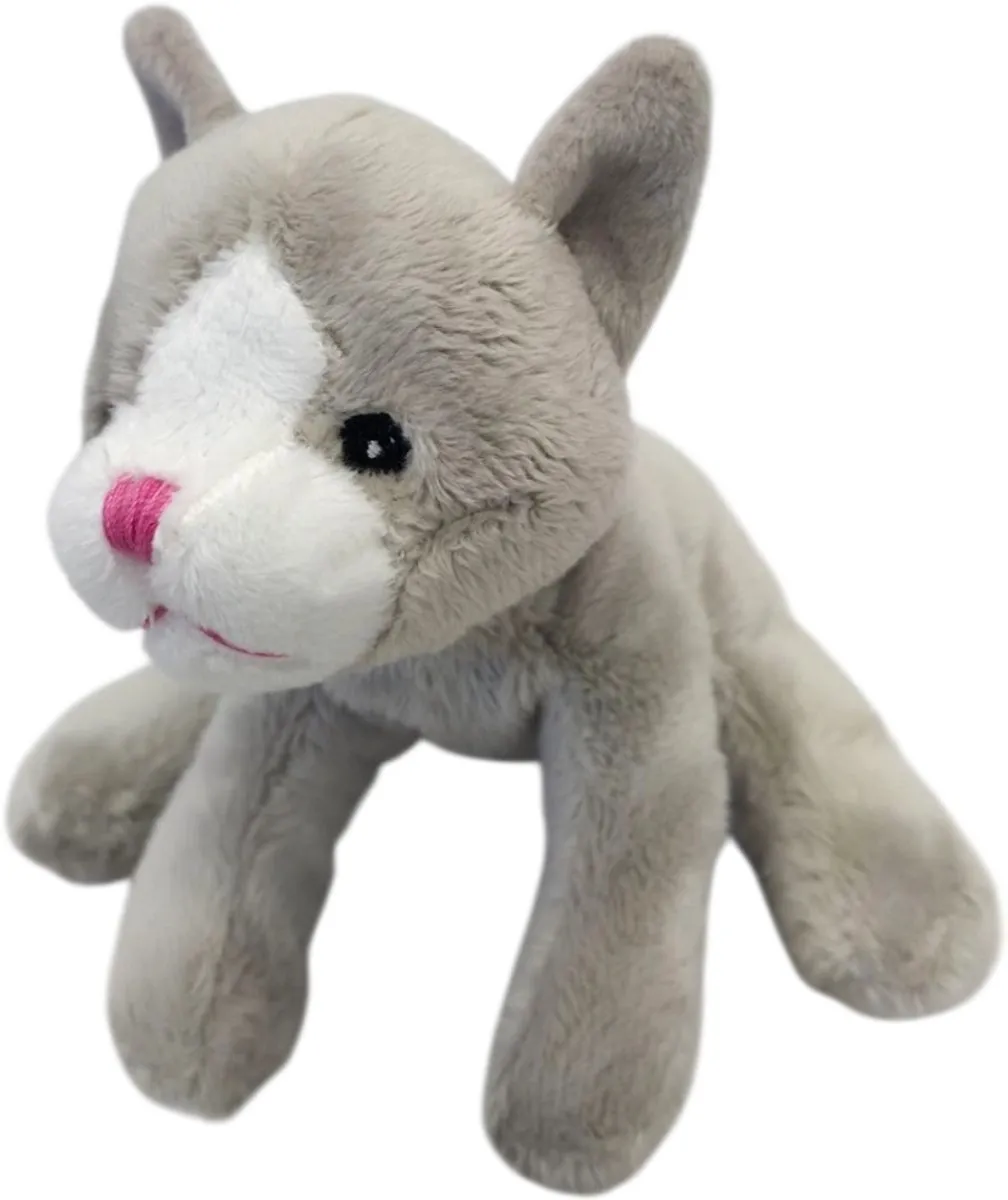 Unitoys Mini Animals Katje - Grijs 12cm