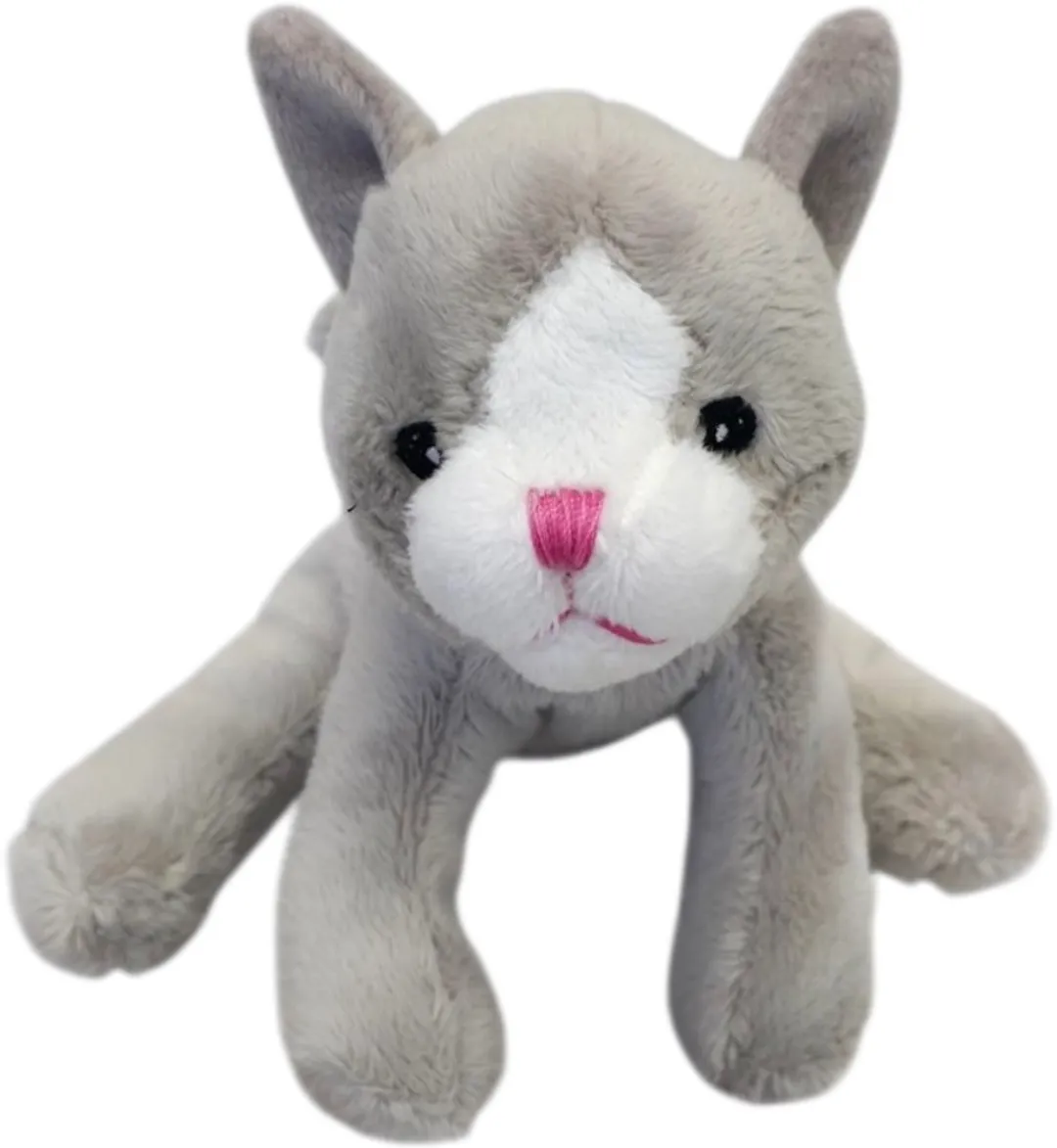 Unitoys Mini Animals Katje - Grijs 12cm