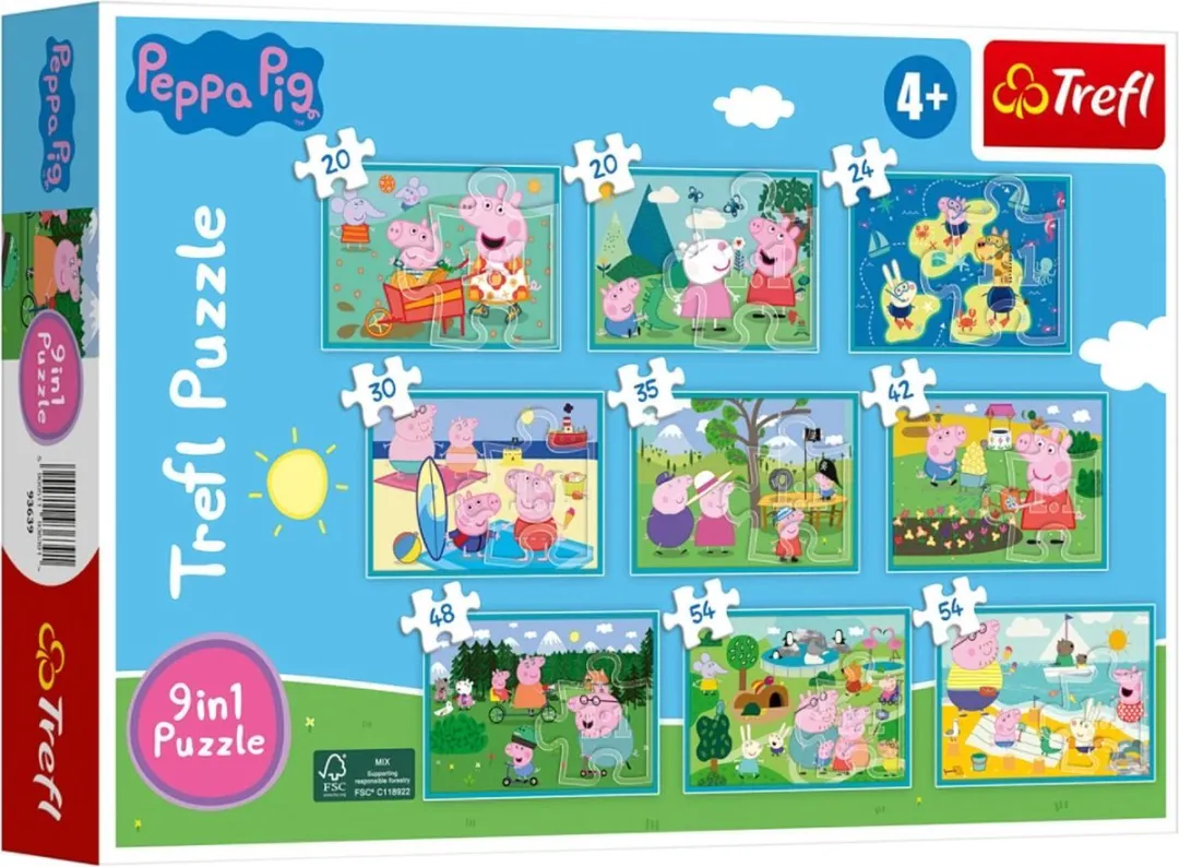 Trefl Peppa Pig Puzzel 9-in-1