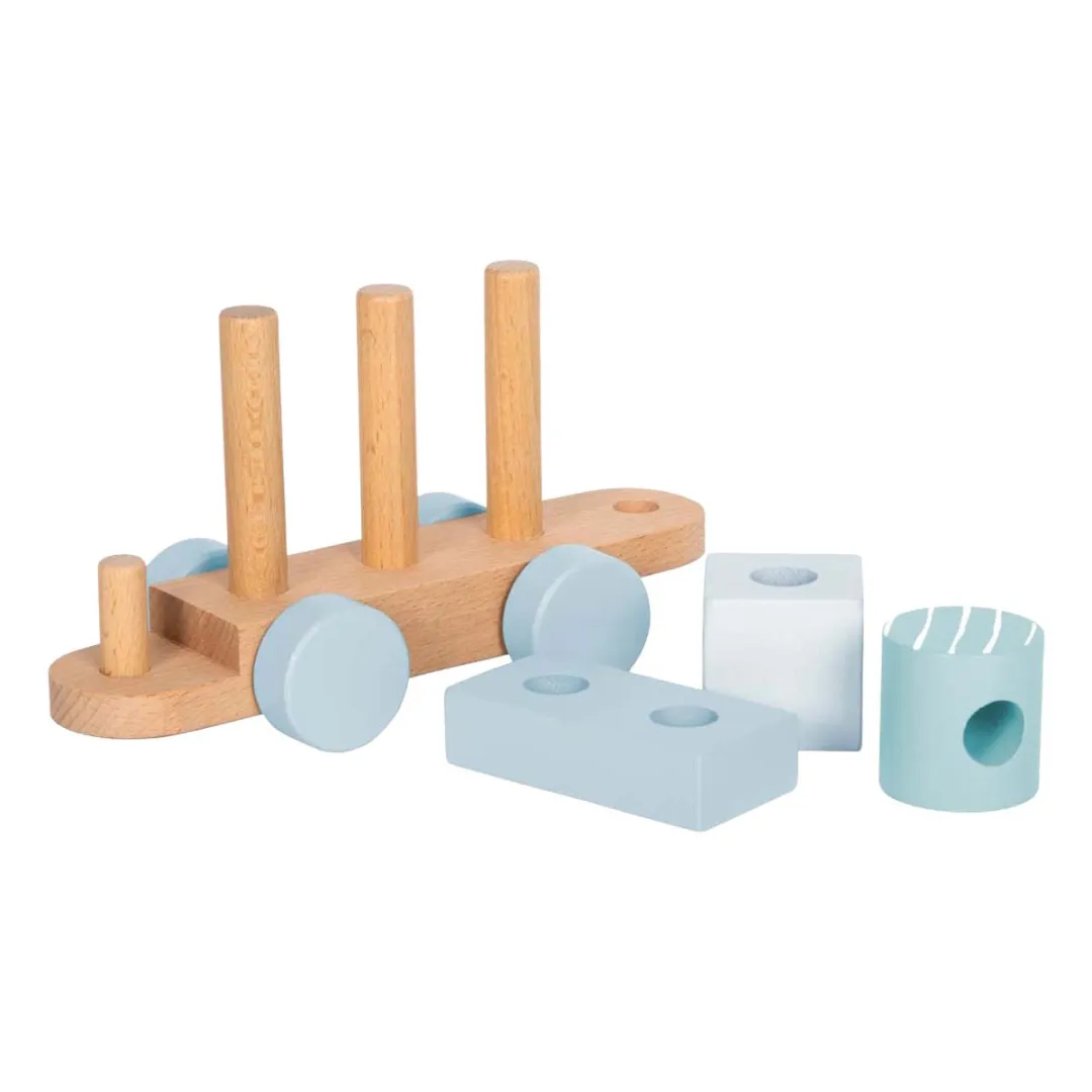 Small Foot Houten Trein Blauw 12695
