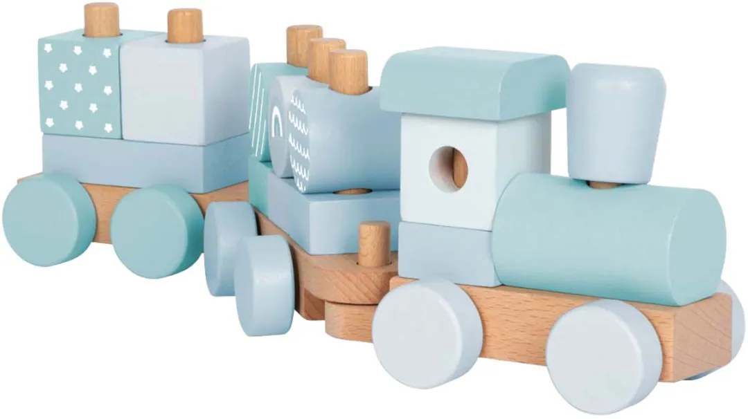 Small Foot Houten Trein Blauw 12695