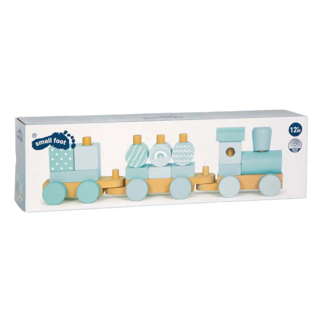 Small Foot Houten Trein Blauw 12695