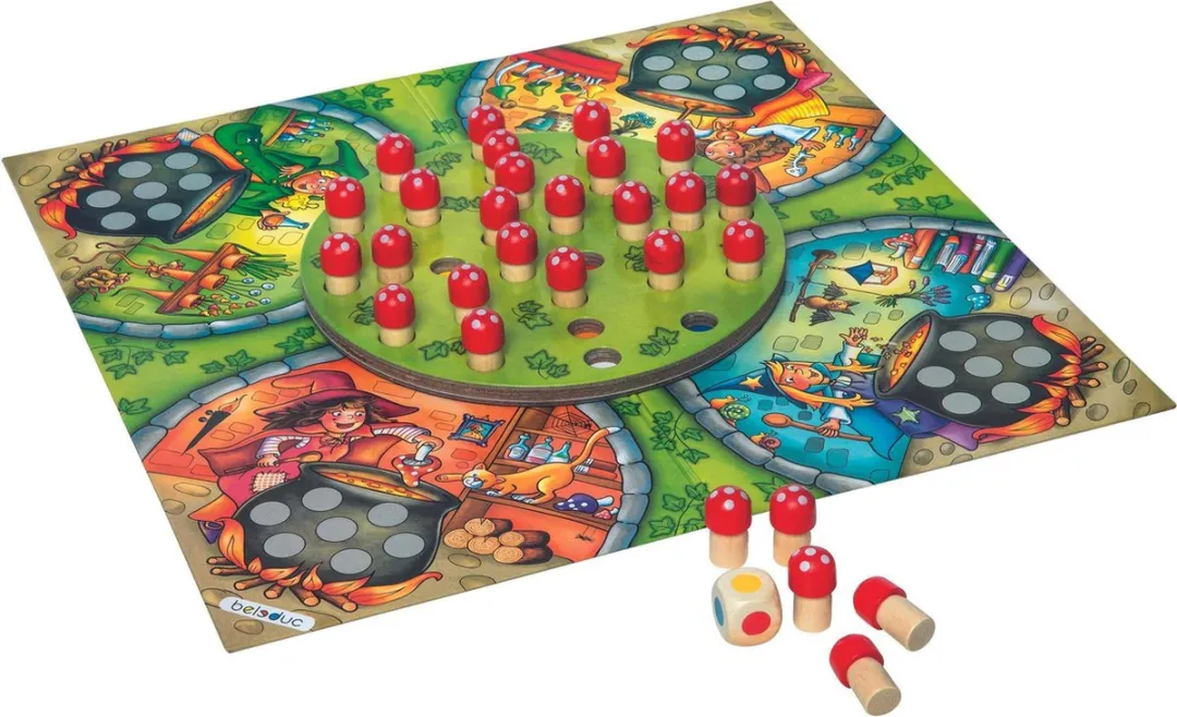 Beleduc Heksenkeuken Houten Spel - 28 Stuks - Multicolor