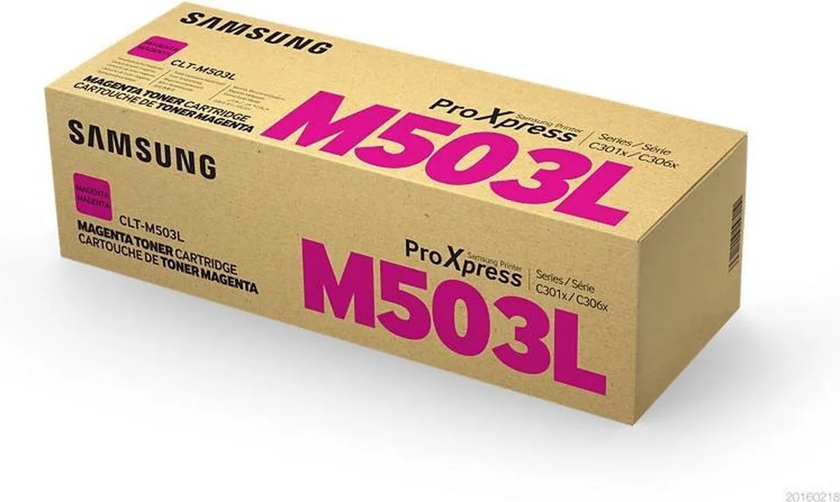 Samsung CLT-M503L Tonercartridge - Magenta - 5000 pagina's