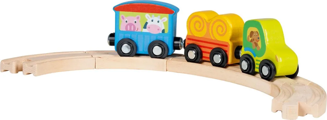 Goki Pepes Tractor Trein - Multicolor