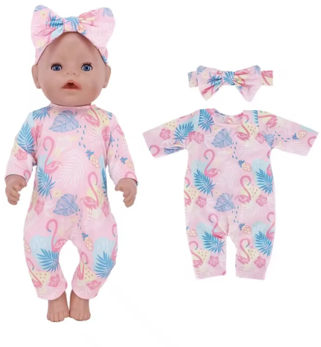 Happy U Kids Flamingo Jumpsuit - Roze - 0987