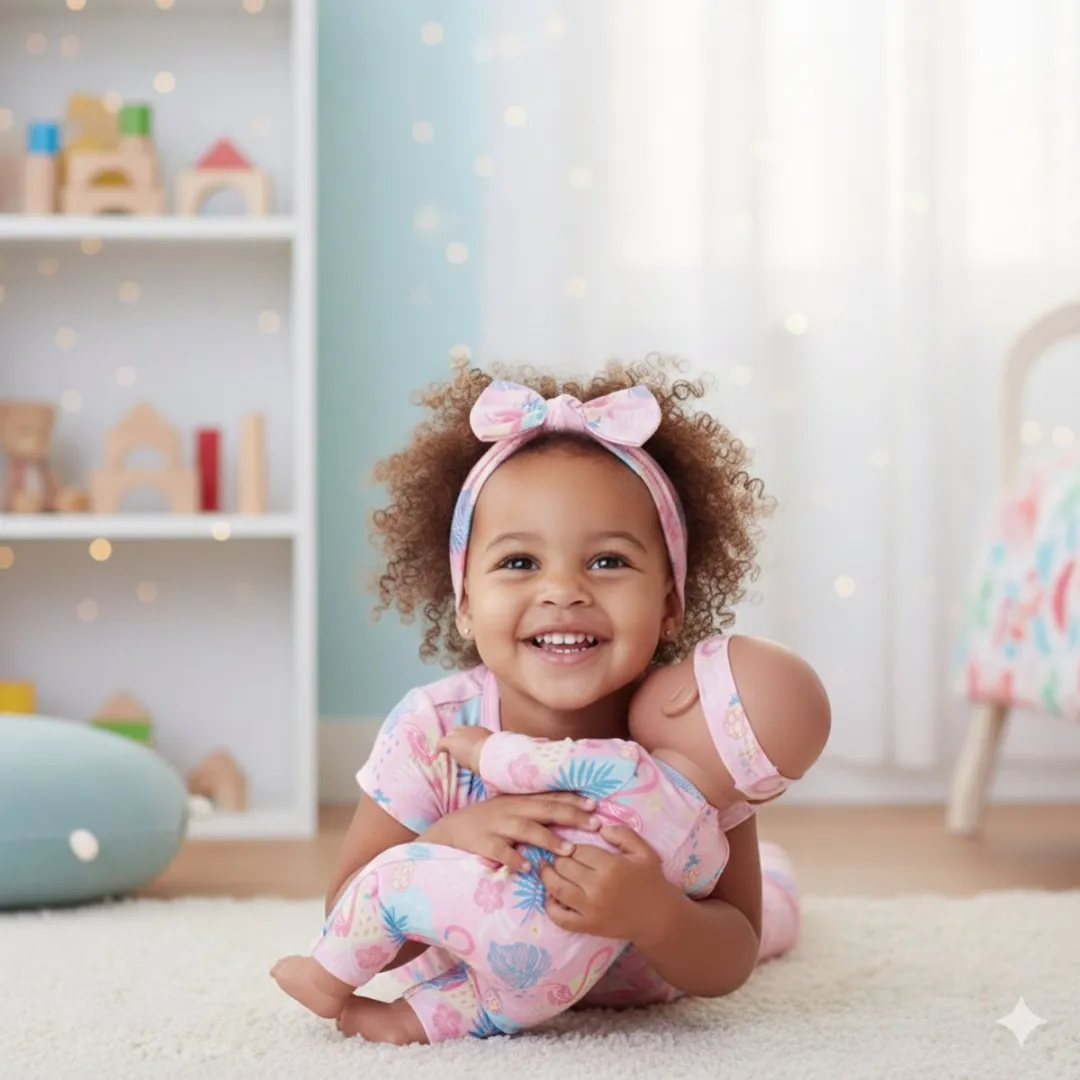 Happy U Kids Flamingo Jumpsuit - Roze - 0987