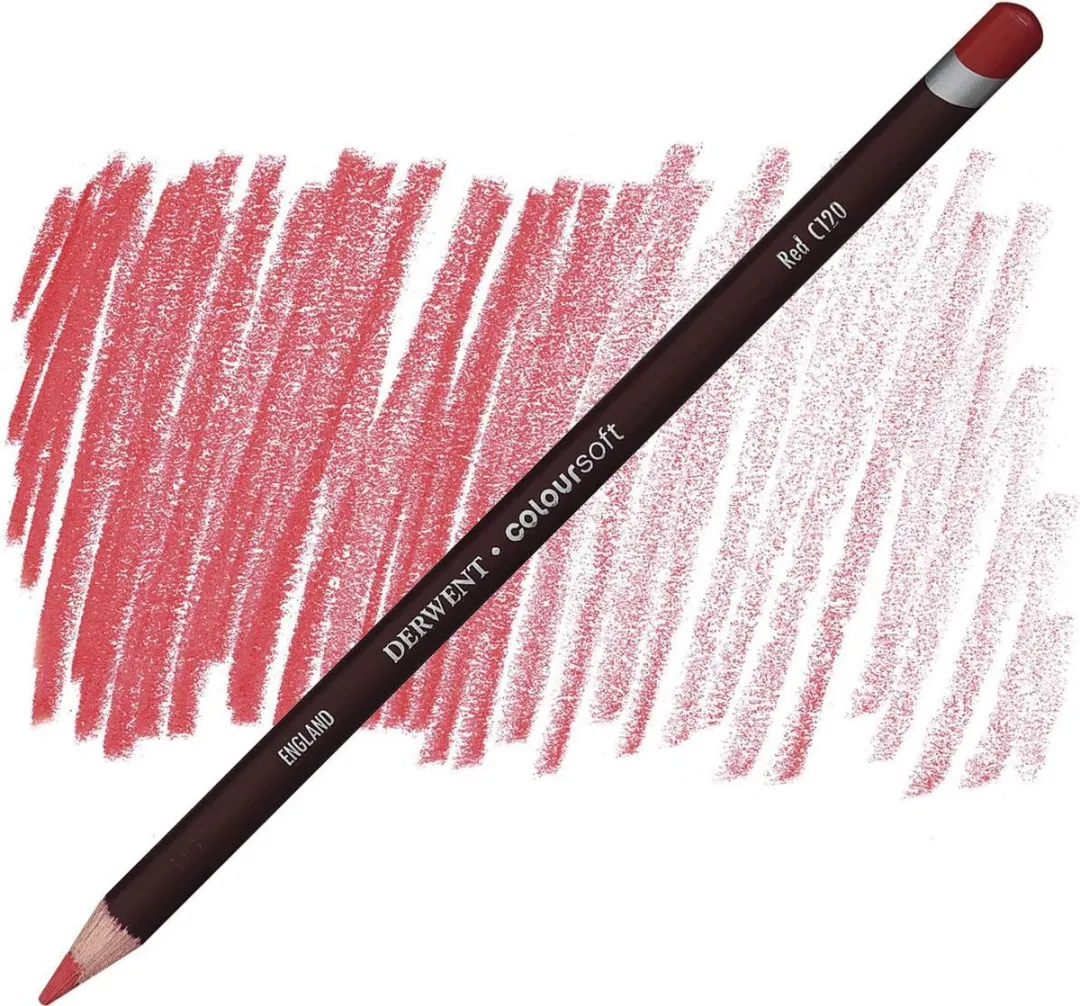 Derwent Coloursoft Potlood Red C120