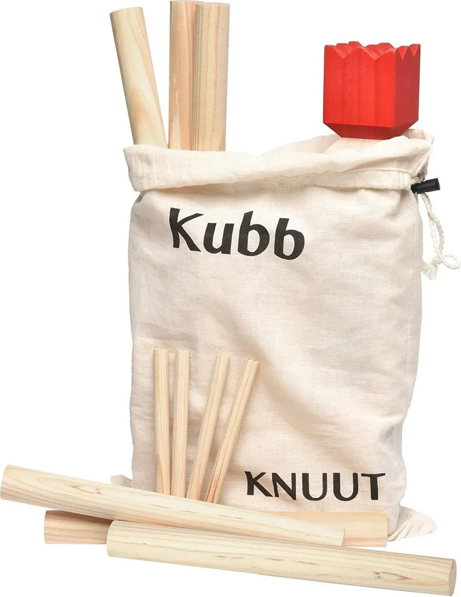 Toyfel XXL Zweeds Kubb Spel - Houten Werpspel