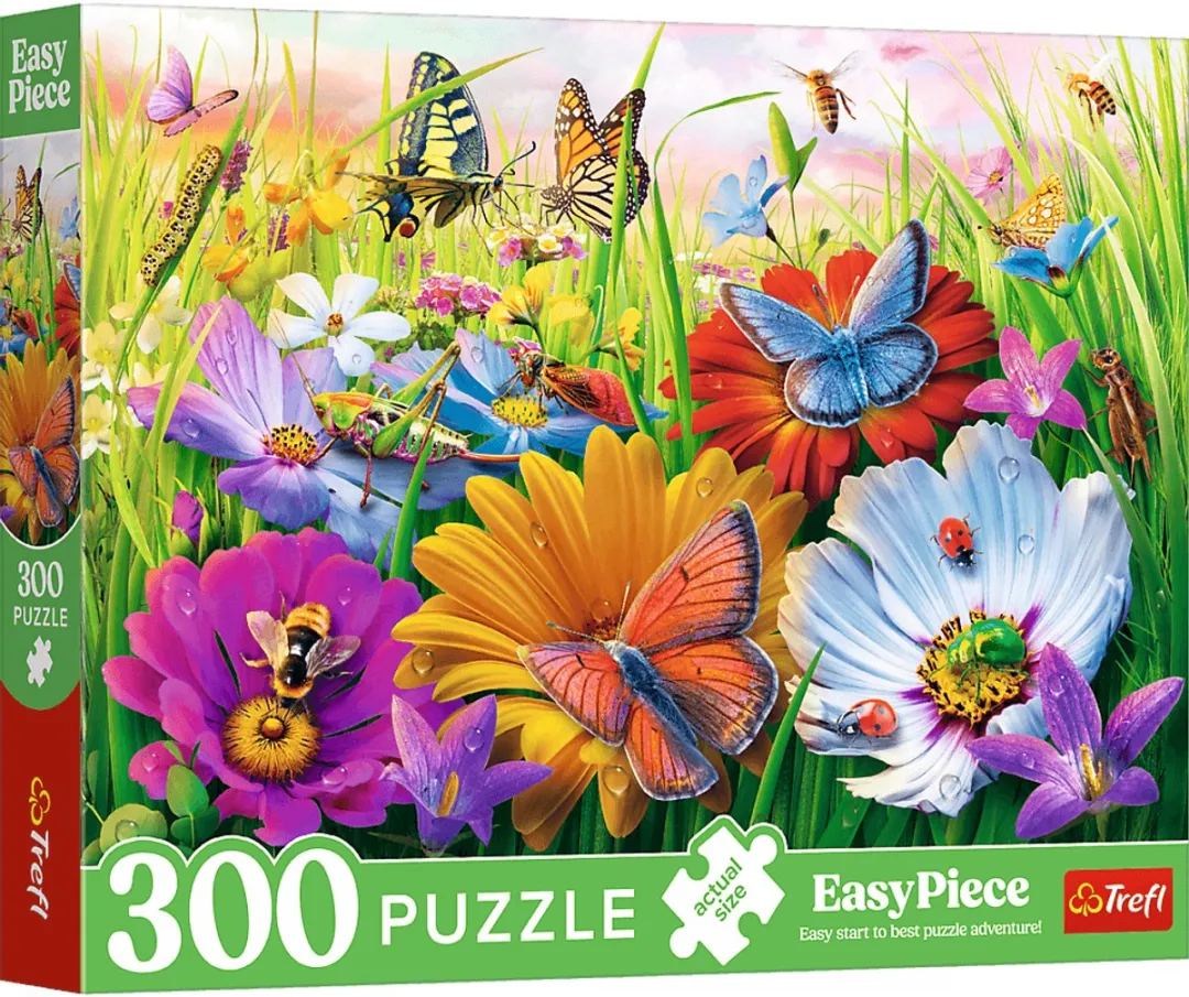 Trefl Puzzel Insecten in de Weide 300 Stuks
