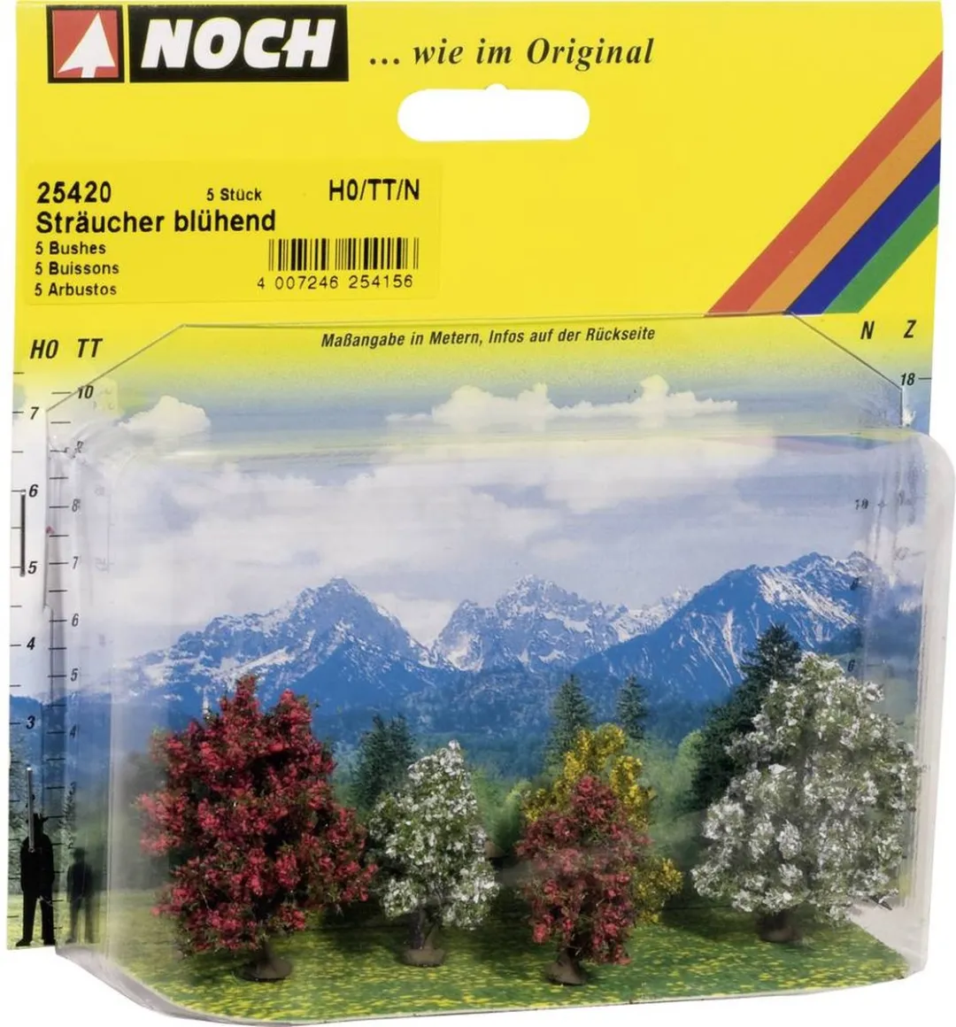 Noch Struiken Landschapsbouw Decoratie Schaal 0 - Groen
