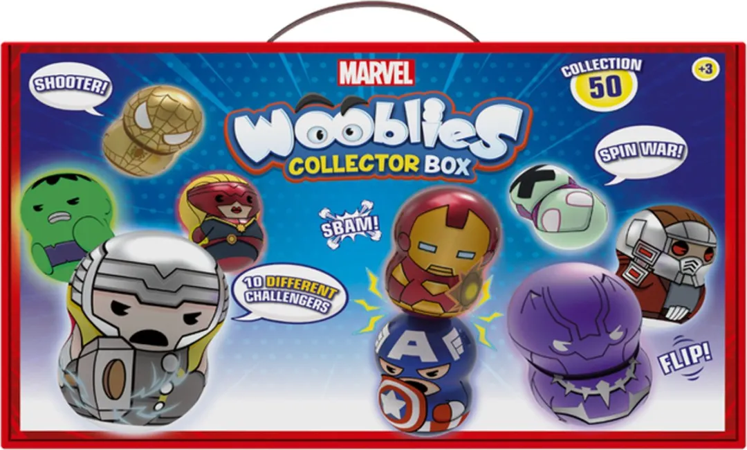 TM Toys Wooblies Marvel Verzamelbox WBM006 - 4 Figuren - Magnetisch - Mix - afbeelding 3 van 5