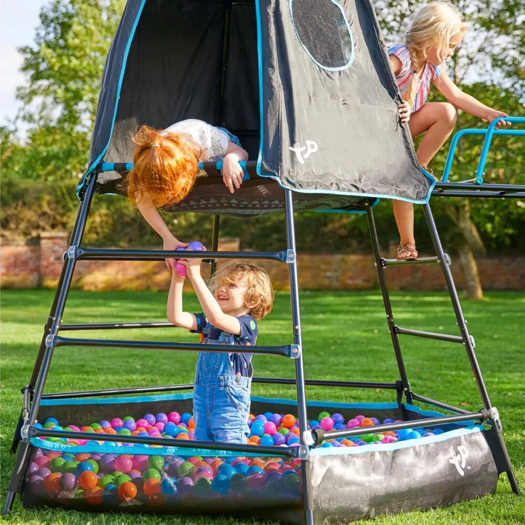 TP Toys Speeltoestel TP864 Klimrek en Speeltoren - Zwart
