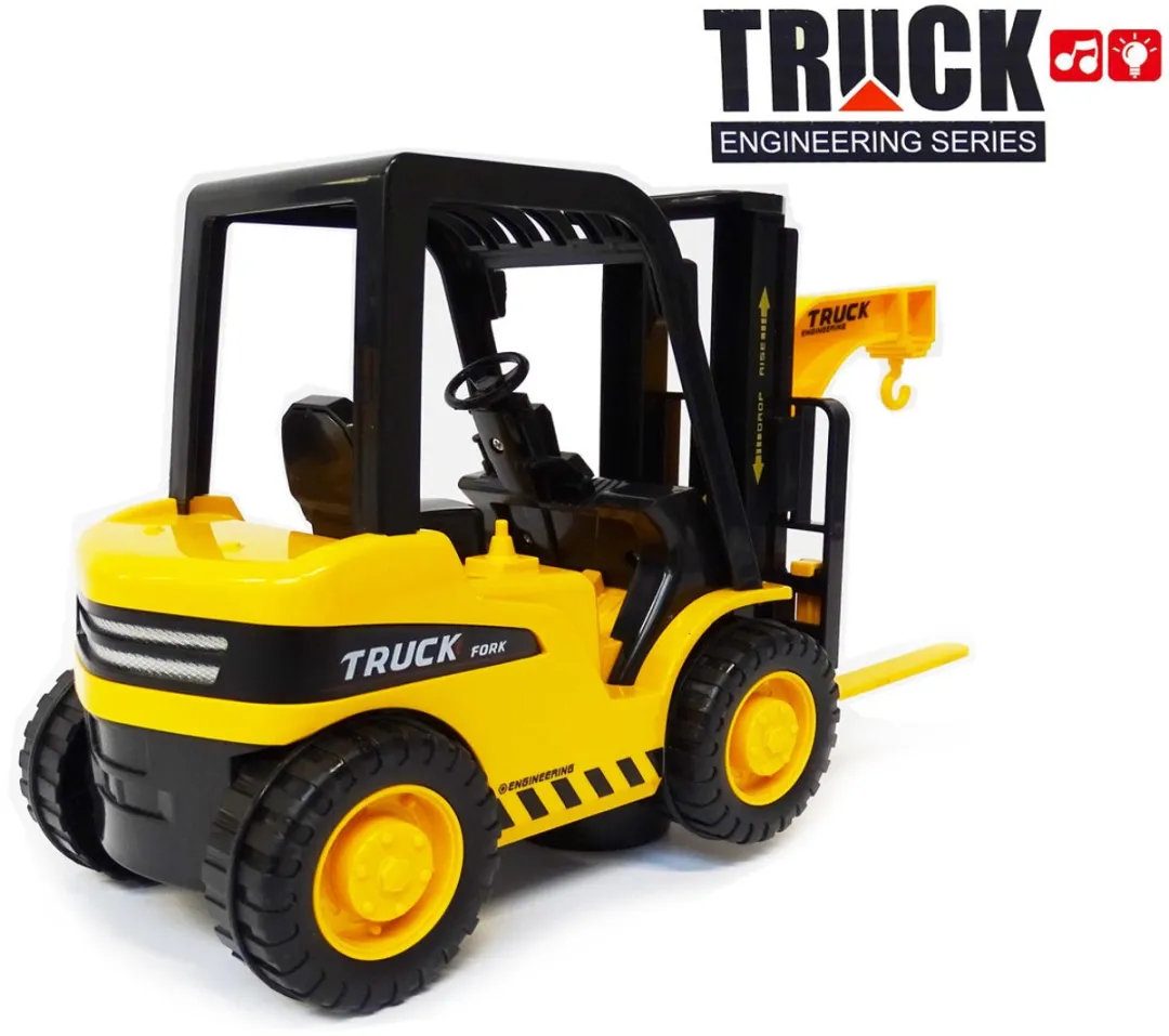 698 Jian Sheng Heftruck YF3087B Speelgoed - Geel - 3x AAA