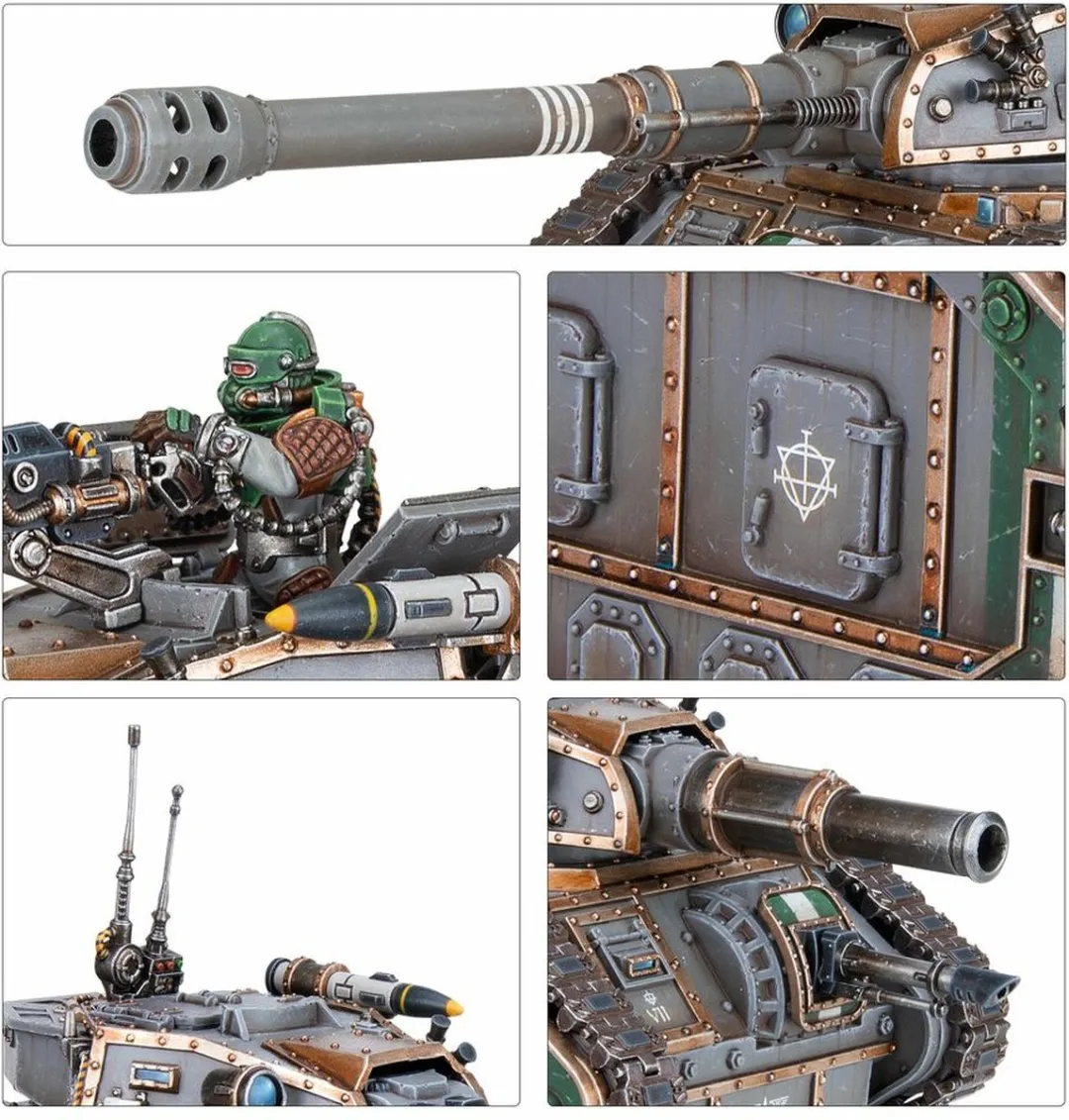 Games Workshop Horus Heresy Leman Russ Strike Tank 163 Onderdelen