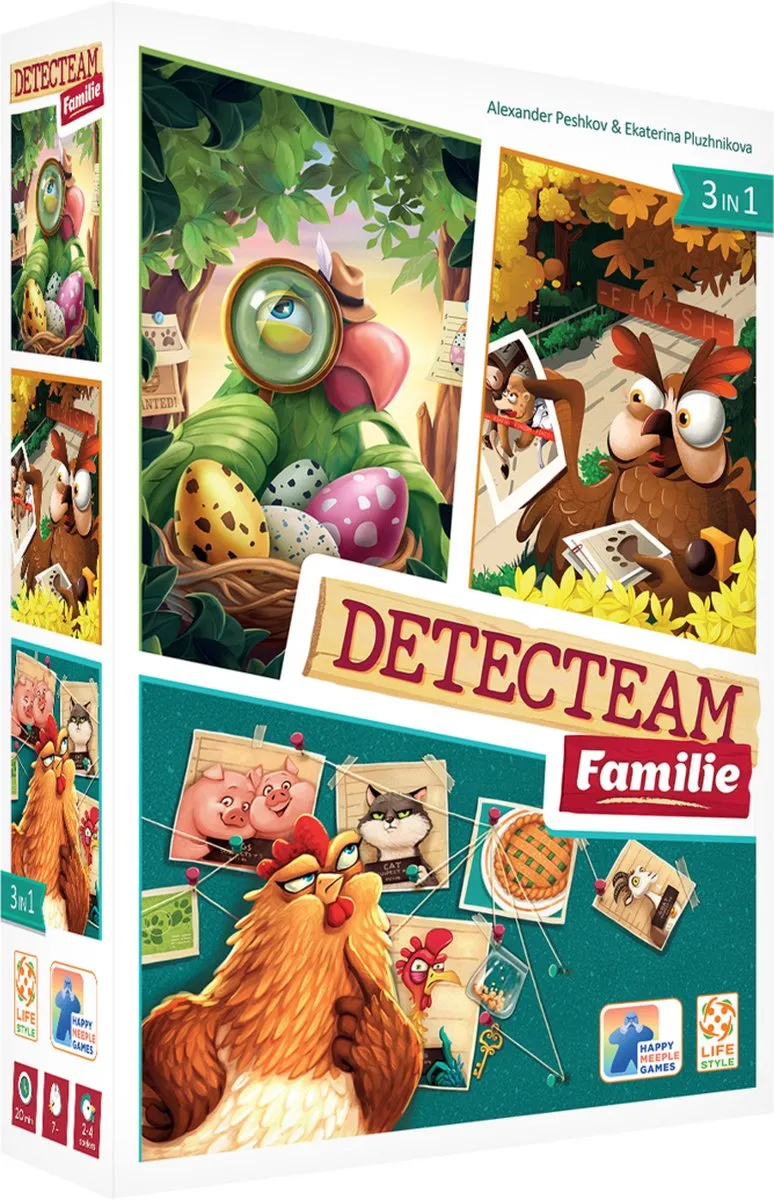 Happy Meeple Detecteam Familie HMG-2201