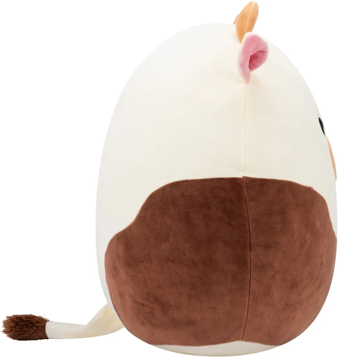 Squishmallows - Ronnie - Cream and Brown Cow 40cm pluche