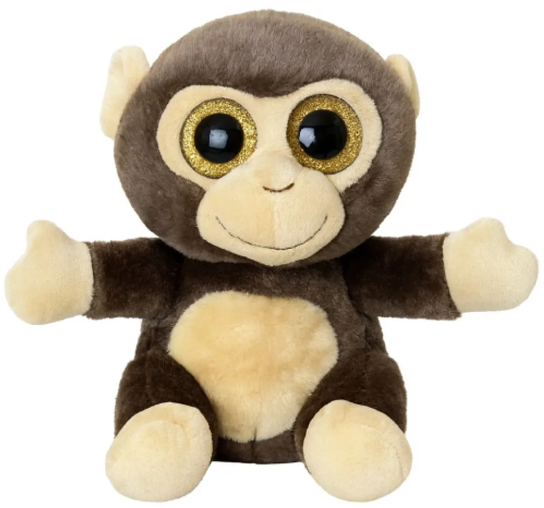 Topknuffels Aap Glitterogen Pluche Knuffel 25cm