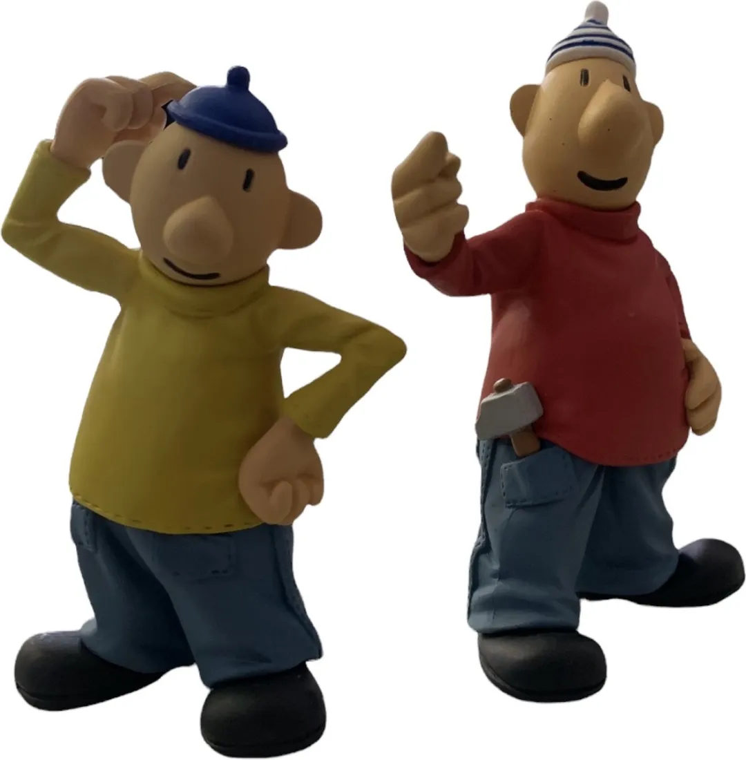 Buurman en Buurman - 2  poppetjes -  speelfiguren - 8 cm