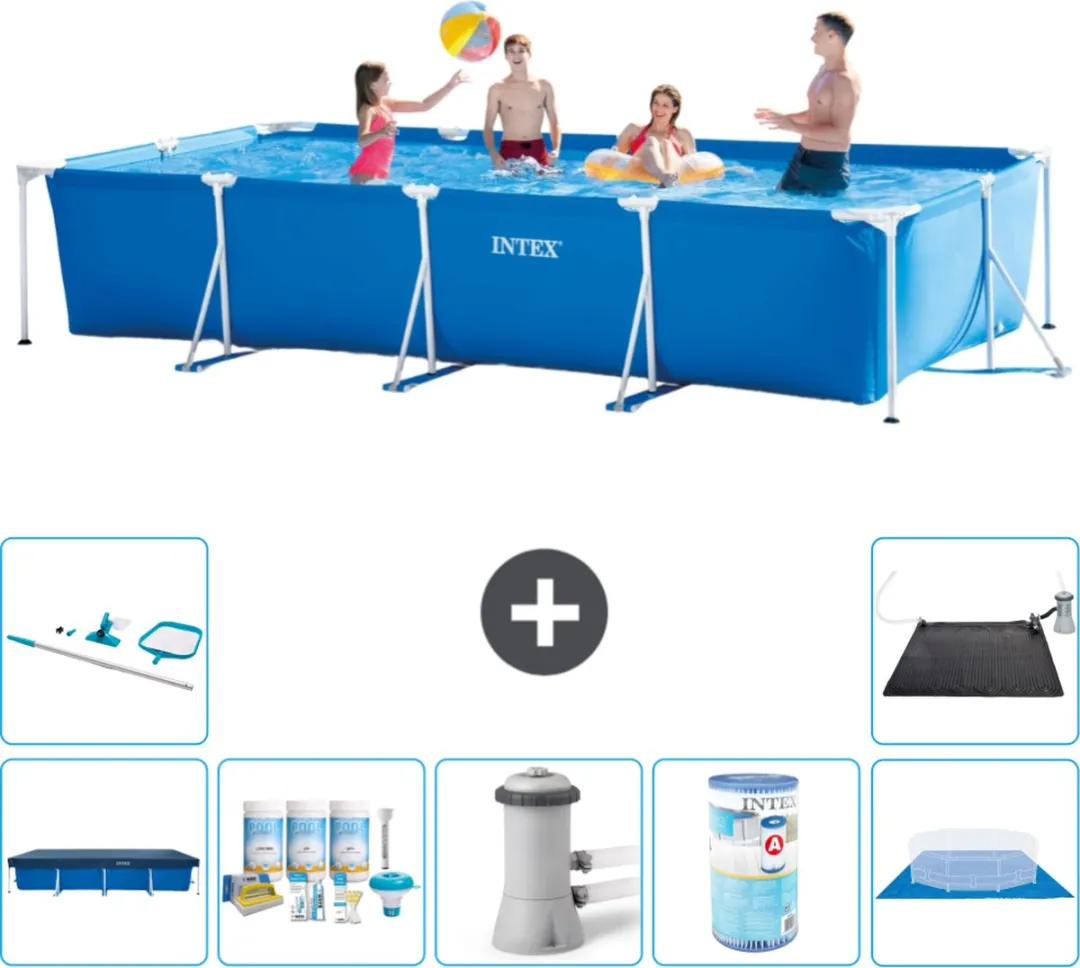 Intex Rechthoekig Frame Zwembad 450x220x84cm