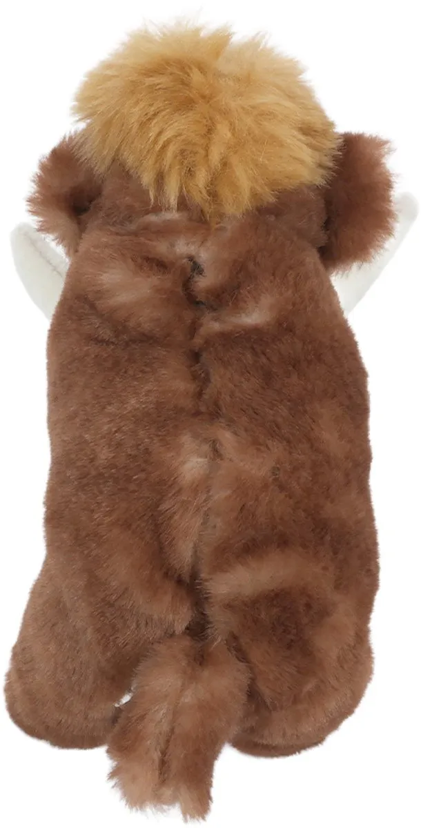 PIA Soft Toys Mammoet Knuffel 17cm - Bruin/Wit