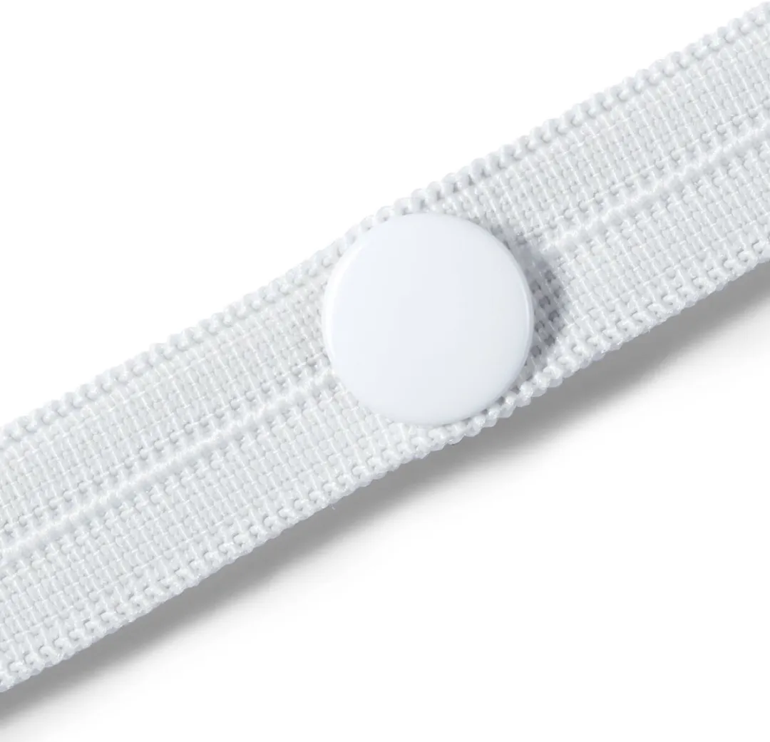 Prym Knoopsgatenelastiek Wit 3m