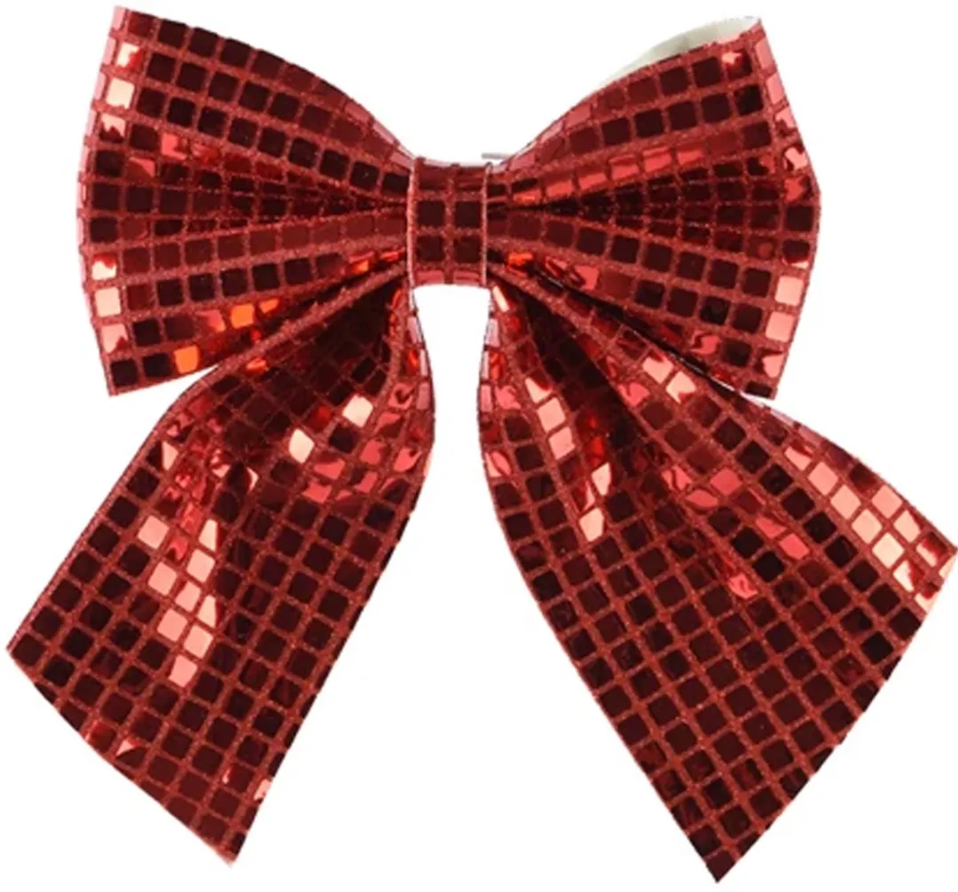 Decoris Pailletten Strik Rood