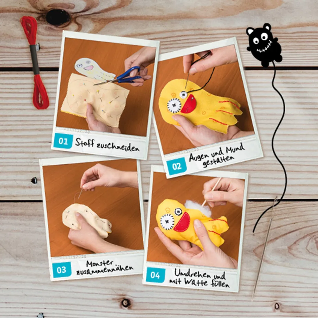 Kosmos Monster Nähen - Naaiset voor kinderen - Meerkleurig