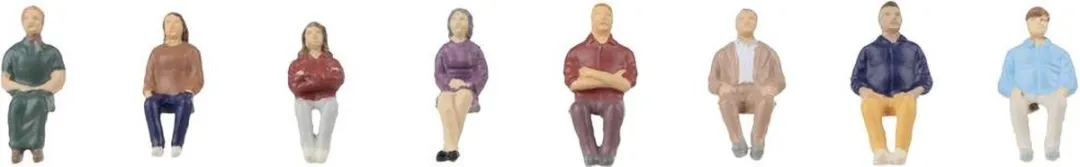 Faller H0 Zittende Personen III Figuren