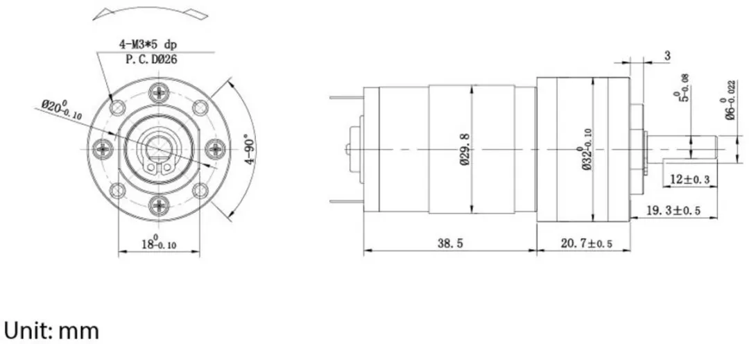 Tru Components TC-13609500 Gelijkstroommotor 12V - 2.06Nm - 11 omw/min