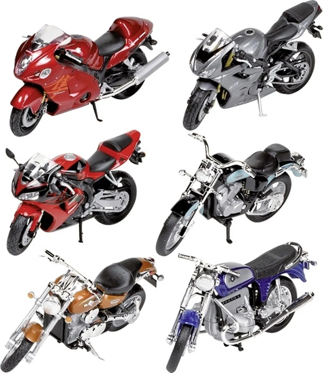 Goki Motorcycles GK12183 Die-Cast 1:18 Multicolor