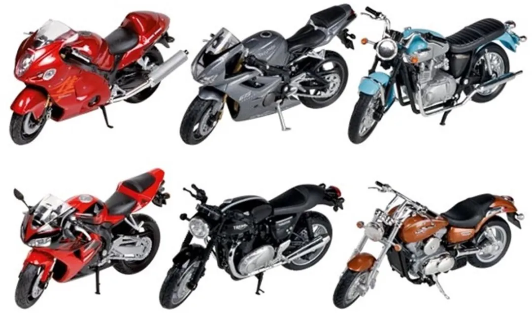 Goki Motorcycles GK12183 Die-Cast 1:18 Multicolor