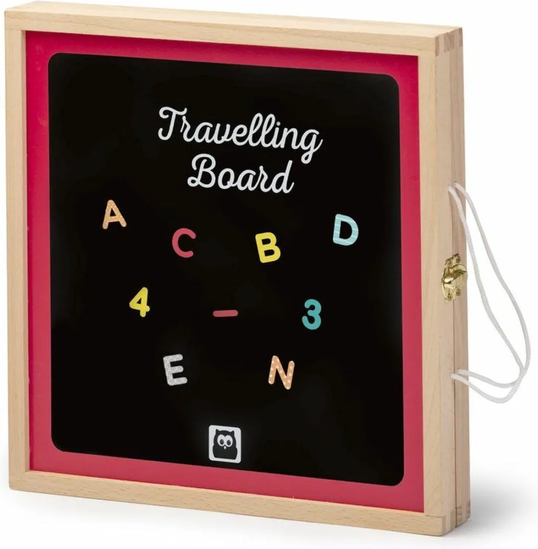 Eurekakids Houten Tekenbord 4-zijdig - Magneten Cijfers/Letters