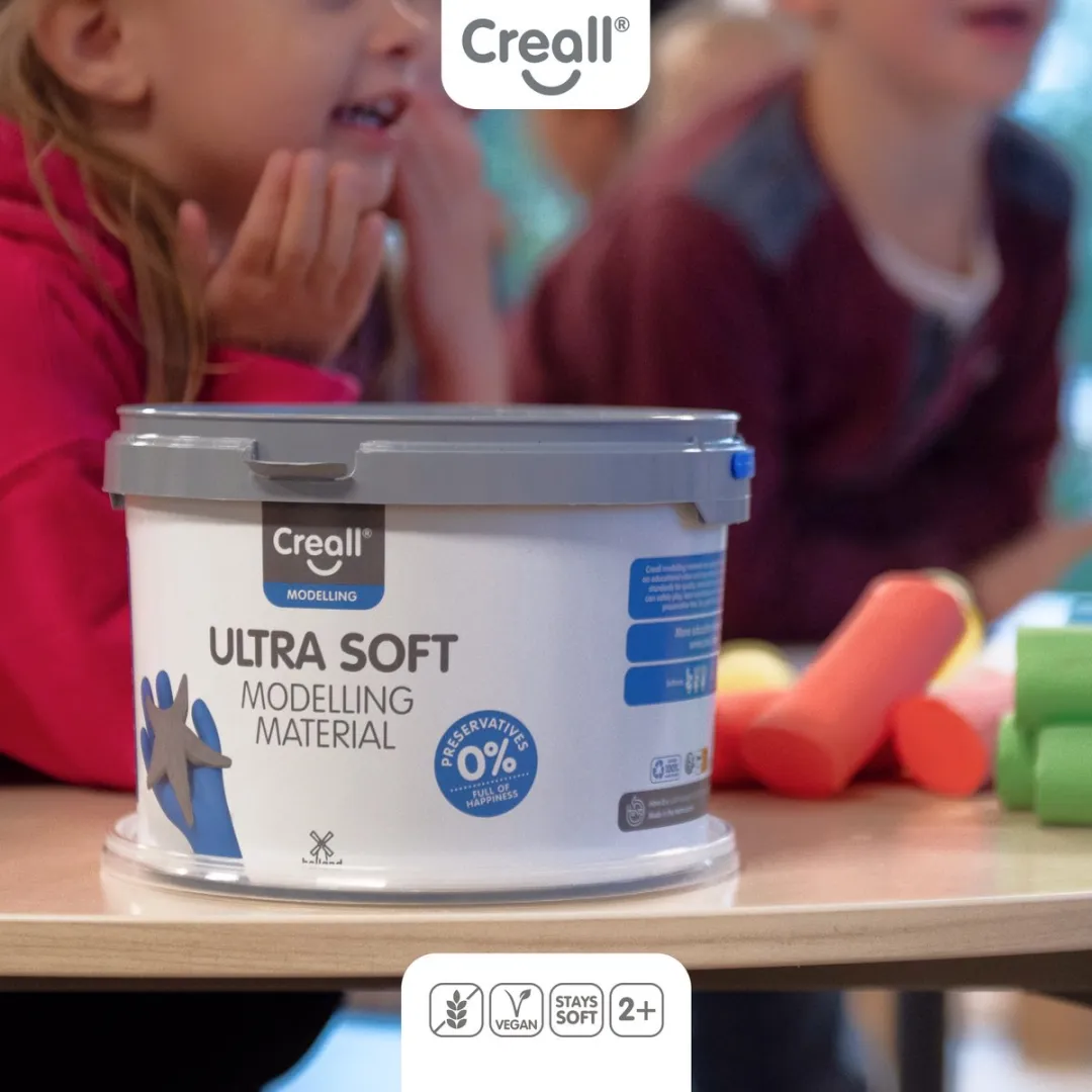 Creall Ultra Soft Boetseerklei - 6 Kleuren 300g