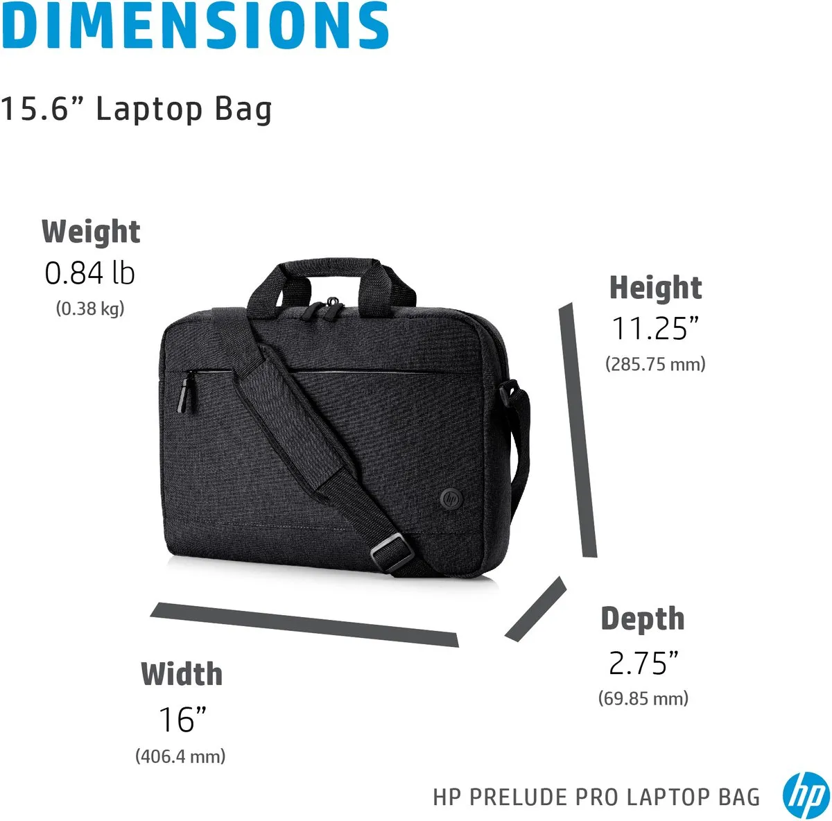 HP Prelude Pro Laptoptas 15.6" - Grijs - afbeelding 6 van 6