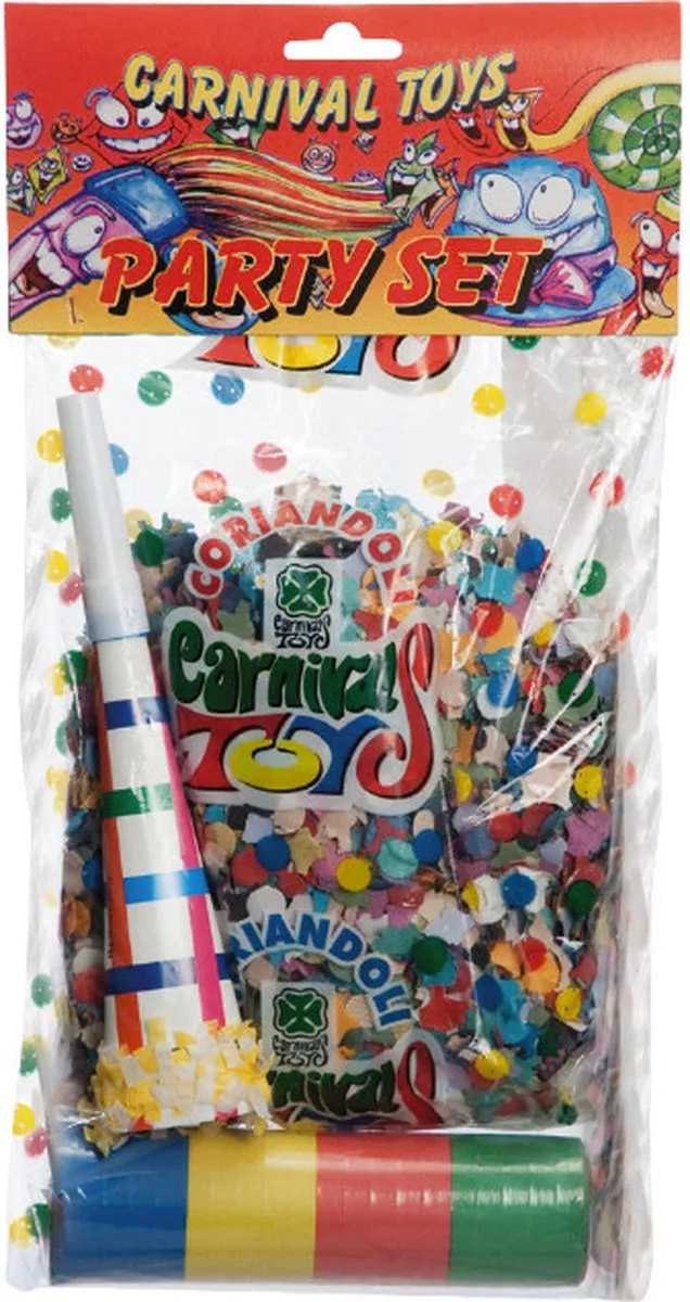 Carnival Toys Feestset Junior Papier Wit