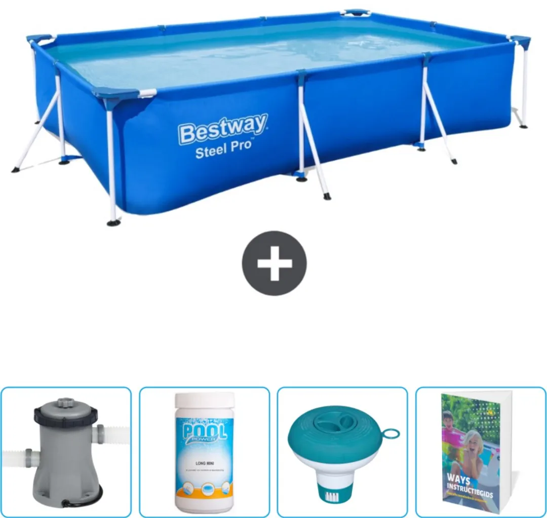 Bestway Steel Pro Zwembad 300x201x66cm