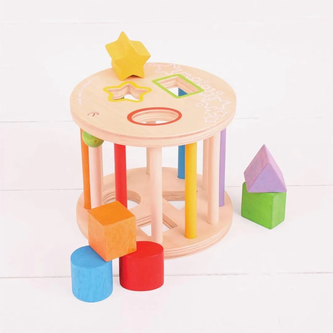 BIGJIGS Houten Vormsorteerder BB096 - Multicolor