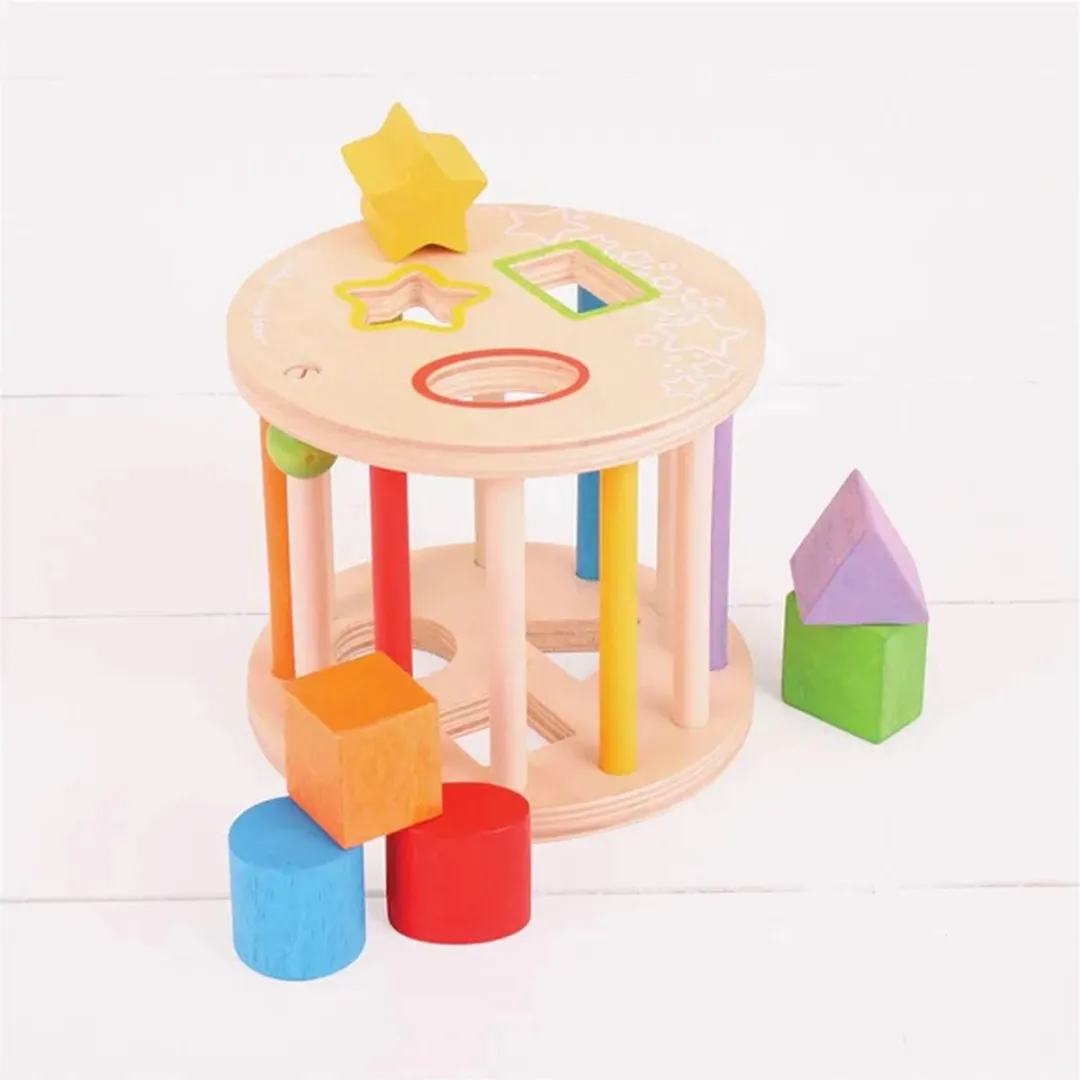 BIGJIGS Houten Vormsorteerder BB096 - Multicolor