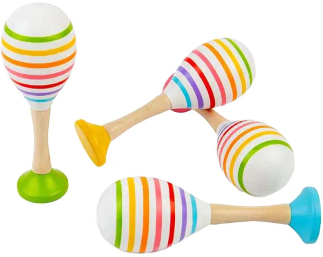 BIGJIGS Houten Maraca Set