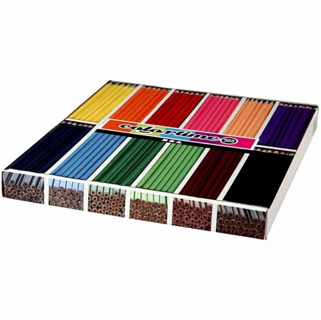 Colortime Kleurpotloden Assorti 288 Stuks - 3mm