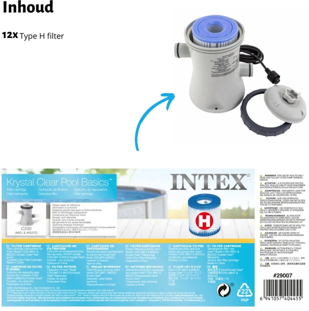 Intex Easy Set Zwembad 305x61cm - Blauw - afbeelding 6 van 6