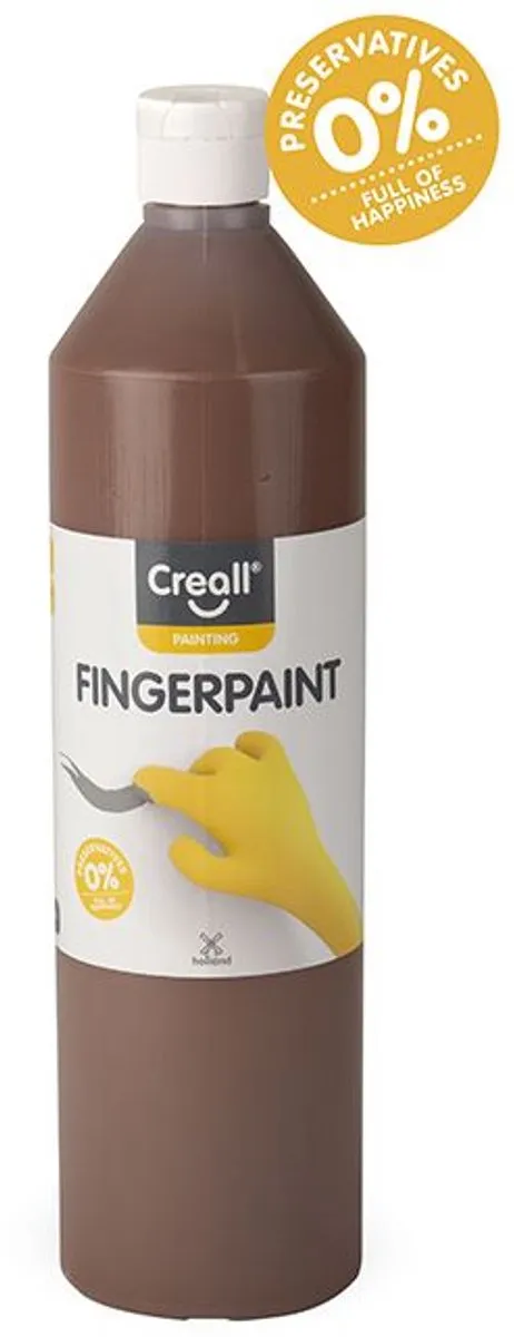 Creall Vingerverf Bruin 750ml - Conserveringsvrij