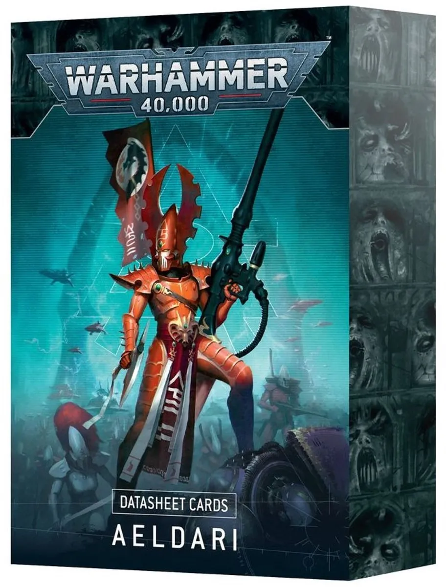 Games Workshop Warhammer 40K Aeldari Datasheet Cards 71 Stuks